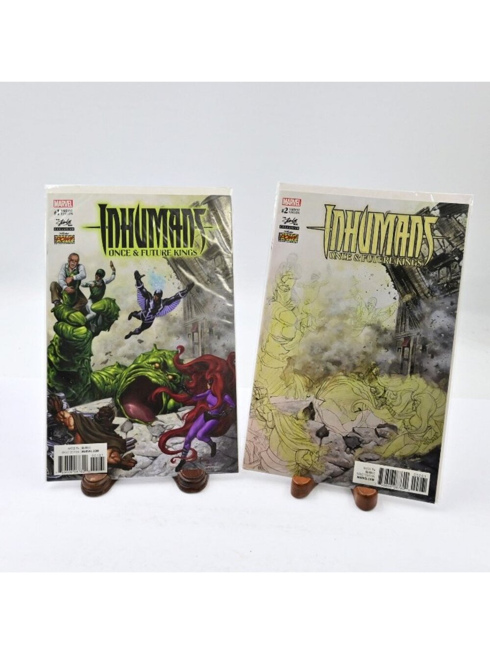 Marvel Inhumans Once & Future Kings Stan Lee Box Exclusive Bundle W/ 8x10 Print